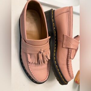 Doc Marten Pink Leather Loafers